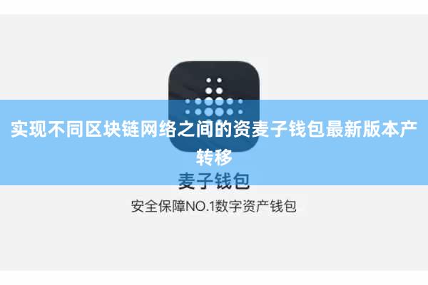 实现不同区块链网络之间的资麦子钱包最新版本产转移